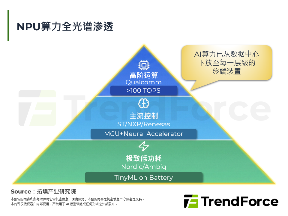 NPU算力全光谱渗透