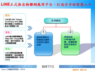 LINE正式推出物联网应用平台，打造全方位智慧入口