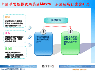 中国华云数据收购美国Maxta，加强发展行业云布局