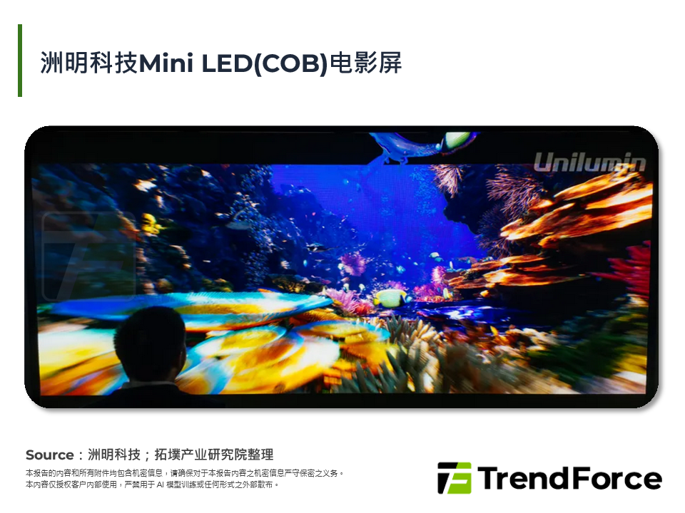 洲明科技Mini LED(COB)电影屏