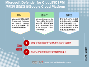Microsoft Defender for Cloud的CSPM功能将开始支援Google Cloud Platform