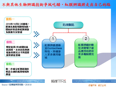 不与其他生物辨识技术争风吃醋，虹膜辨识将走出自己的路